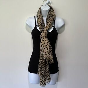 Leopard scarf
